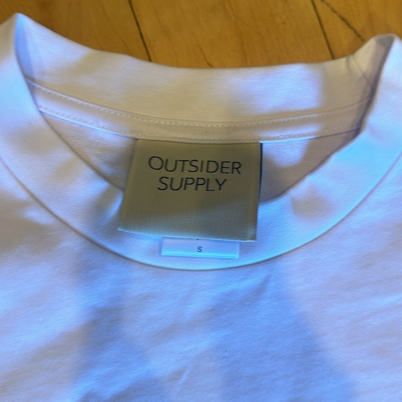 NWOT Outsider Supply NATURAL SCULPTURE HEAVYWEIGHT TEE - Picture 4 of 7